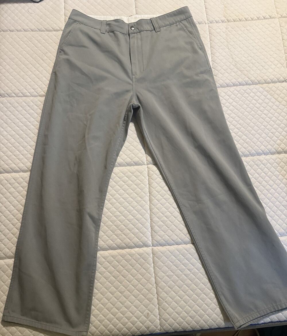 NWT UNDEFEATED "Can't Beat 'Em" Workwear Chino Pants Sage Green Mens 34